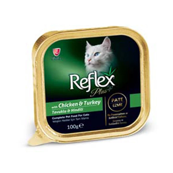[RFK-022] Reflex Plus Tavuk ve Hindili Yetişkin Konserve Kedi Maması (1 Adet)