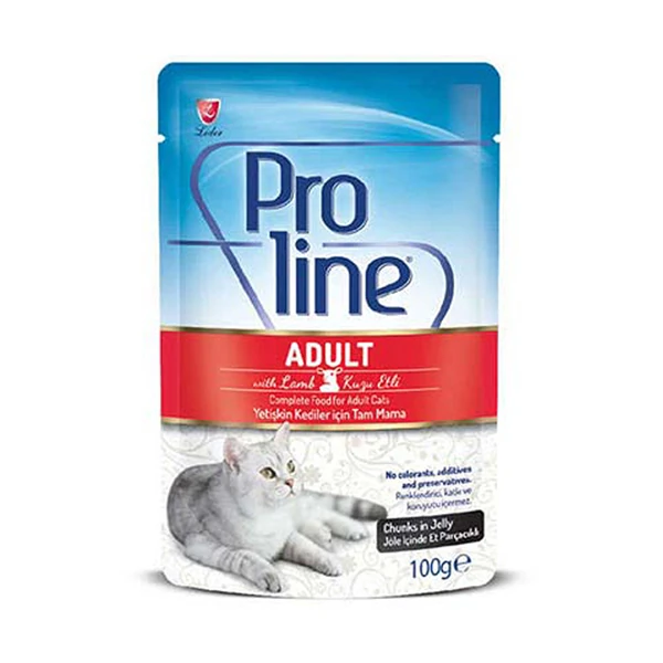 [PRK-102] Proline Kuzu Etli Jöleli Pouch Yetişkin Konserve Kedi Maması (1 Adet)