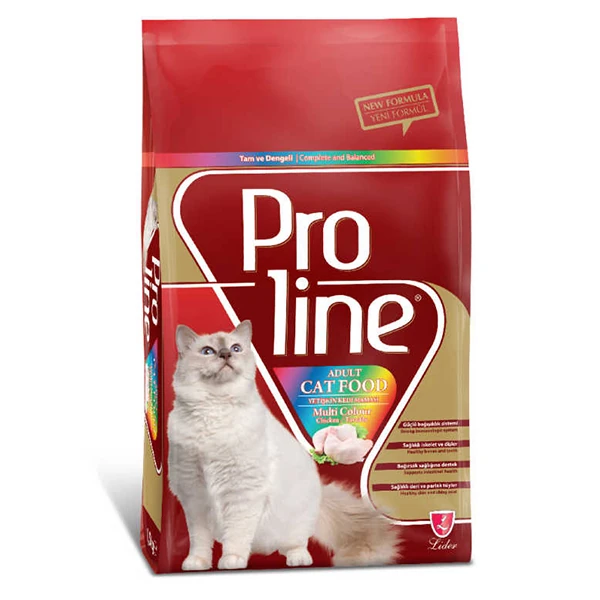[PRO-20] Proline Tavuklu Renkli Taneli Yetişkin Kedi Maması (1.5 Kg)