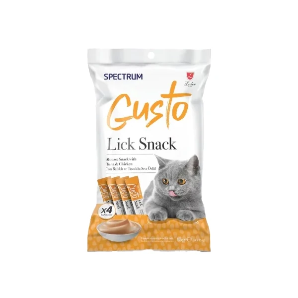 [SPG-004] Spectrum Gusto Ton Balıklı ve Tavuklu Sıvı Kedi Ödül Maması (1 Adet)