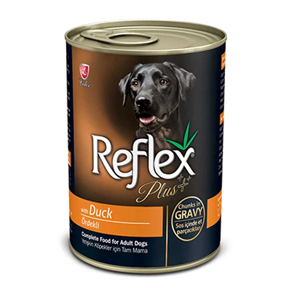 [RFK-103] Reflex Plus Ördekli Yetişkin Konserve Köpek Maması (1 Adet)