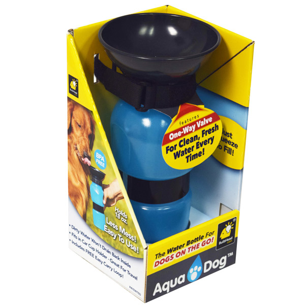 [677-DMD1] Aqua Dog Portatif Köpek Seyahat Suluğu Mavi