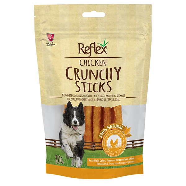 [RFT-113] Reflex Crunchy Sticks Tavuklu Çıtır Köpek Ödül Çubukları (1 Adet)