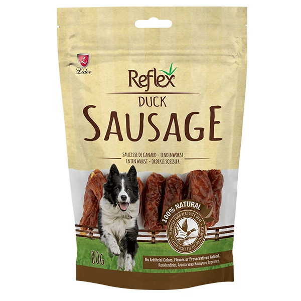 [RFT-114] Reflex Sausage Ördekli Sosis Köpek Ödül Maması (1 Adet)