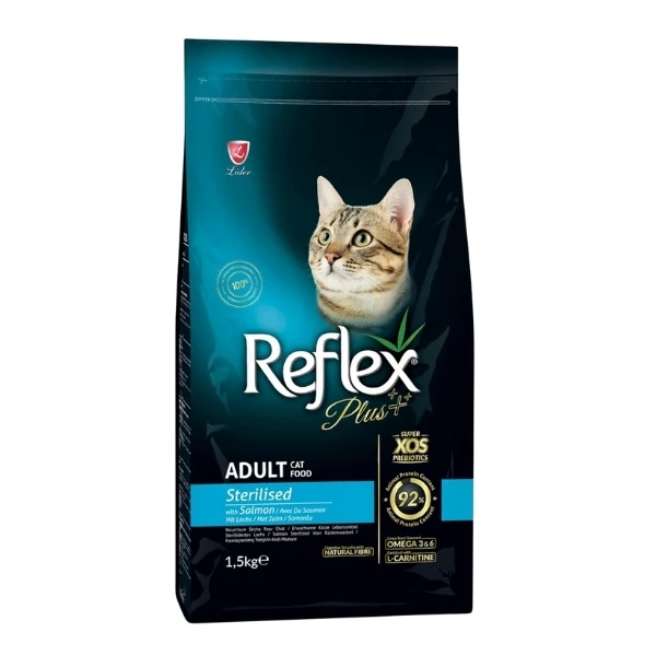 [RFX-308] Reflex Plus Adult Somonlu Kısırlaştırılmış Kedi Maması (1.5 Kg)
