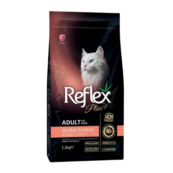 [RFX-307] Reflex Plus Adult Hairball Somonlu Yetişkin Kedi Maması (1.5 Kg)
