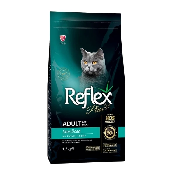 [RFX-306] Reflex Plus Tavuklu Yetişkin Kısırlaştırılmış Kedi Maması (1.5 Kg)