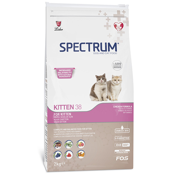 [SPC-71] Spectrum Kitten38 Hipoalerjenik Tavuklu Yavru Kedi Maması 2 Kg