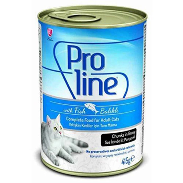 [PRK-004] Proline Balıklı Sos içinde Yetişkin Konserve Kedi Maması (1 Adet)