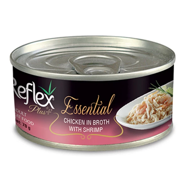 [RFK-166] Reflex Plus Tavuk ve Karidesli Yetişkin Konserve Kedi Maması (1 Adet)