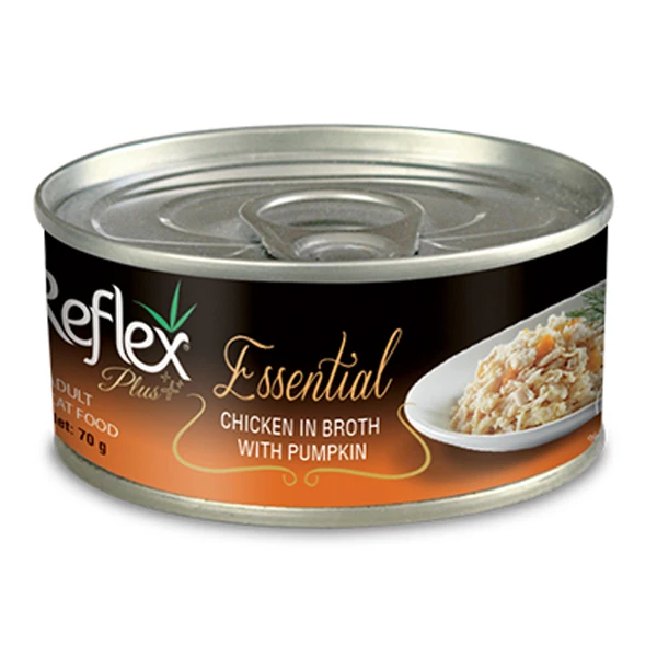 [RFK-160] Reflex Plus Tavuk ve Balkabaklı Yetişkin Konserve Kedi Maması (1 Adet)