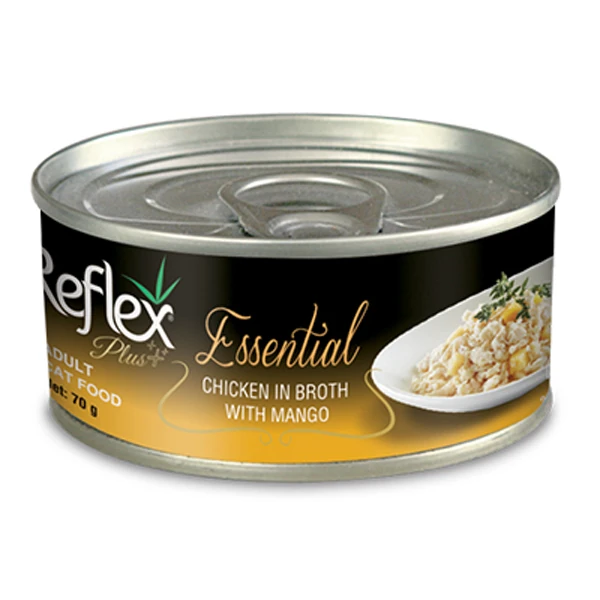 [RFK-161] Reflex Plus Tavuk ve Mangolu Yetişkin Konserve Kedi Maması (1 Adet)