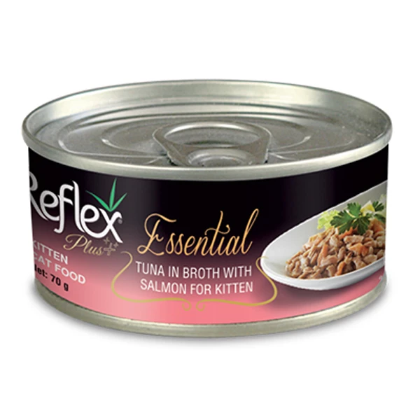 [RFK-163] Reflex Plus Ton Balık ve Somonlu Yavru Konserve Kedi Maması (1 Adet)