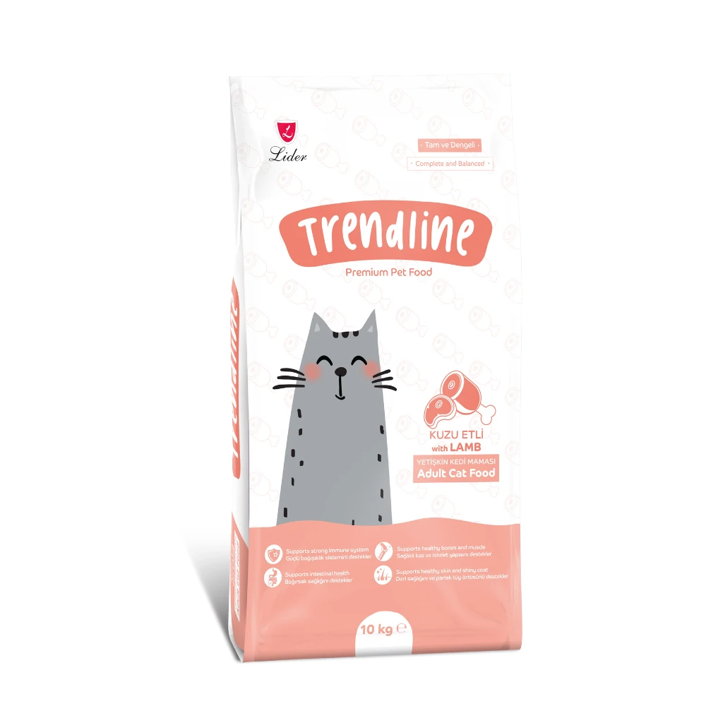 [TRE-183] Trendline Adult Kuzu Etli Yetişkin Kedi Maması (10 Kg)