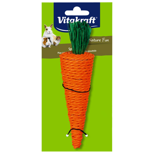 [450-15605] Vitakraft Kemirgenler için Havuç Kemirme Oyuncağı