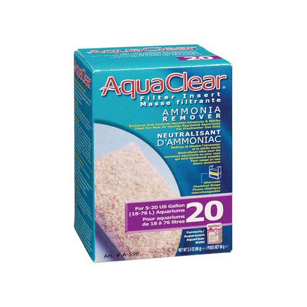 [700-A596] Aqua Clear Akvaryum Filtresi için Yedek Amonyak Giderici