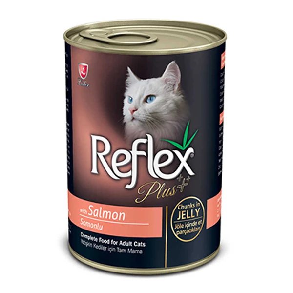 [RFK-054] Reflex Plus Somon Balıklı Konserve Yetişkin Kedi Maması (1 Adet)