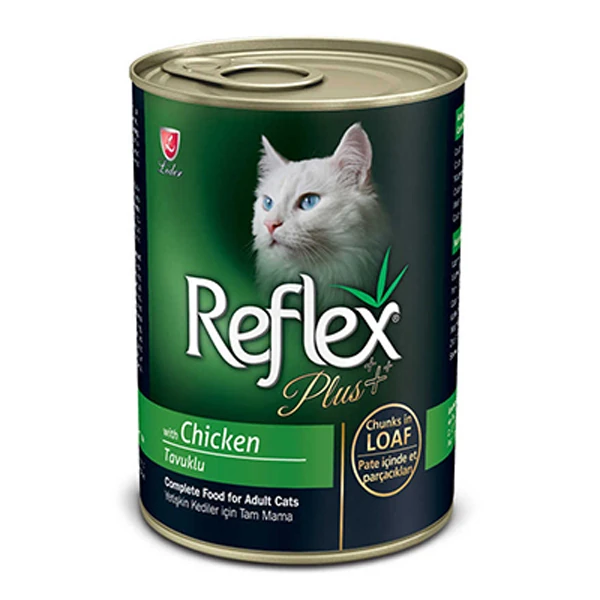 [RFK-055] Reflex Plus Kıyılmış Tavuklu Konserve Yetişkin Kedi Maması (1 Adet)