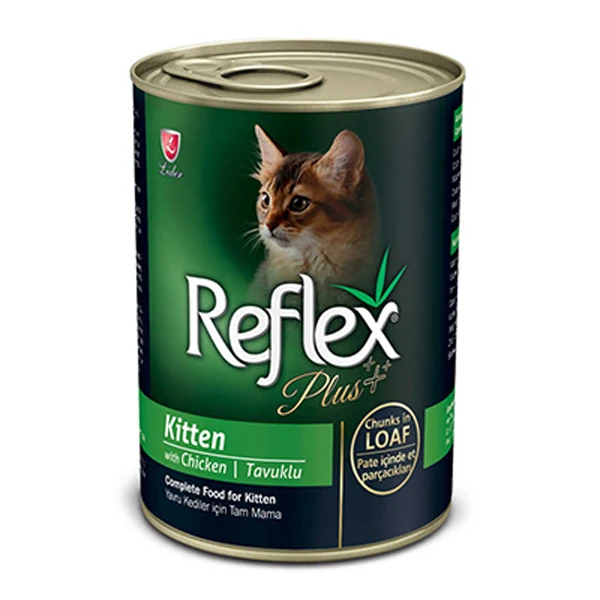[RFK-057] Reflex Plus Kitten Tavuklu Konserve Yavru Kedi Maması (1 Adet)