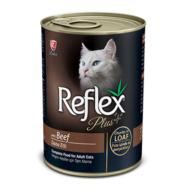 [RFK-050] Reflex Plus Beef Dana Etli Konserve Yetişkin Kedi Maması (1 Adet)