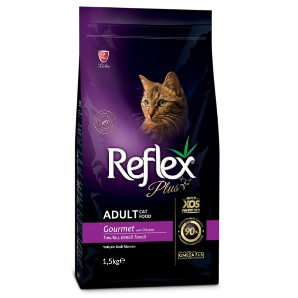 [RFX-305] Reflex Plus Gourmet Tavuklu Yetişkin Kedi Maması (1.5 Kg)