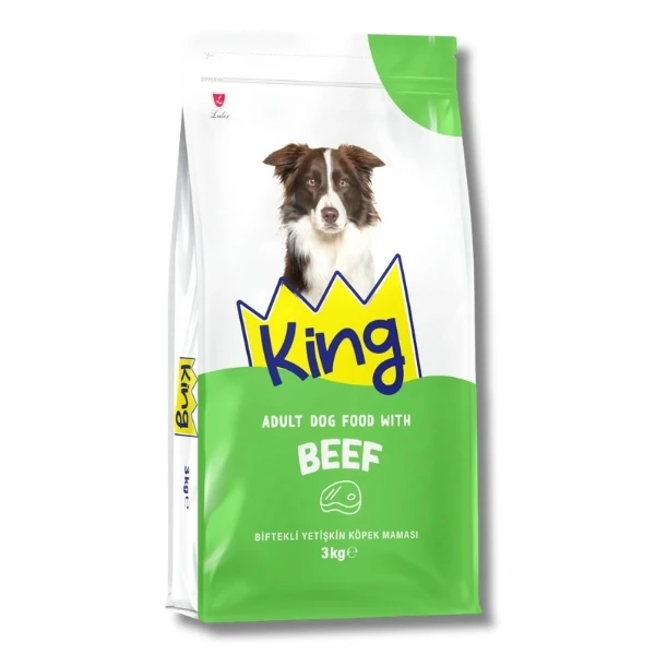 [KNG-11] King Biftekli Yetişkin Köpek Maması (3 Kg)