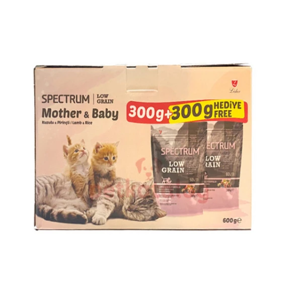 [SPL-076] Spectrum Düşük Tahıllı Mother&Baby Kuzu Etli Anne ve Yavru Kedi Maması