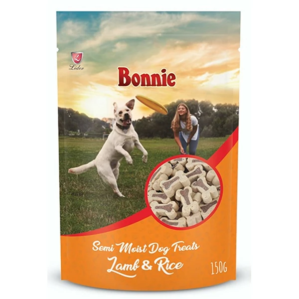 [BNT-119] Bonnie Semi Moist Kuzu Etli Köpek Ödül Maması (1 Adet)