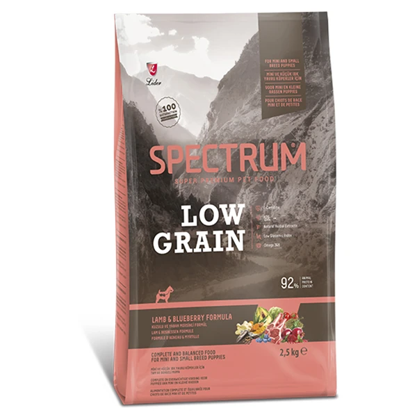 [SPL-001] Spectrum Düşük Tahıllı Kuzulu ve Yaban Mersinli Küçük Irk Yavru Köpek Maması