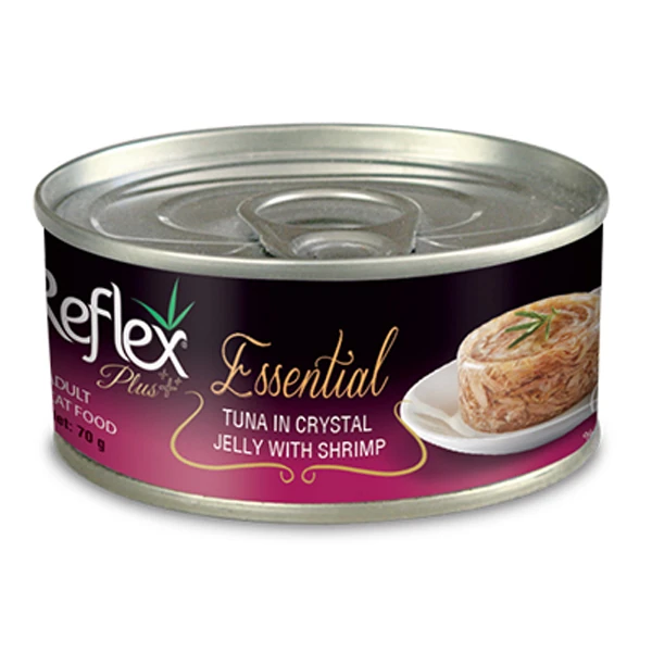 [RFK-151] Reflex Plus Ton Balık ve Karidesli Jöleli Yetişkin Konserve Kedi Maması (1 Adet)
