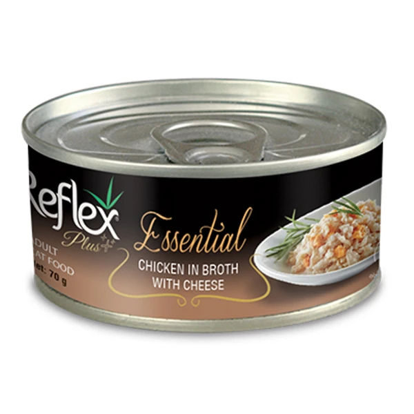 [RFK-155] Reflex Plus Tavuk ve Peynirli Yetişkin Konserve Kedi Maması (1 Adet)