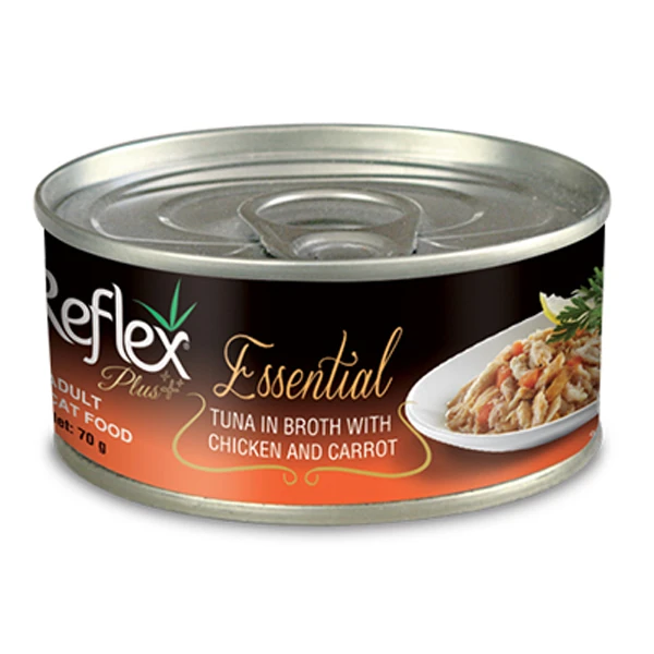 [RFK-156] Reflex Plus Ton Balık Tavuklu Yetişkin Konserve Kedi Maması (1 Adet)