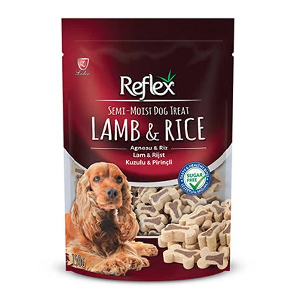 [FR-201] Reflex Kuzu ve Pirinçli Yarı Yumuşak Köpek Ödül Maması (1 Adet)