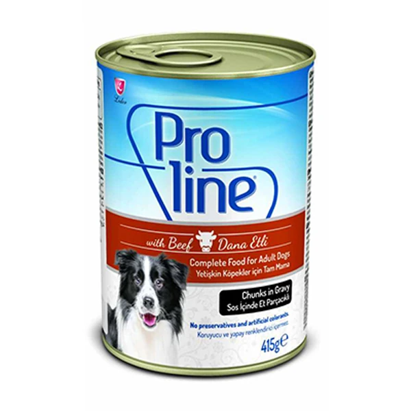 [PRK-050] Proline Biftekli Sos içinde Yetişkin Köpek Konservesi (1 Adet)