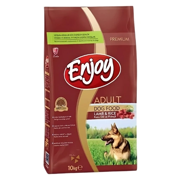 [ENJ-25] Enjoy Kuzulu ve Pirinçli Yetişkin Köpek Maması (10 Kg)