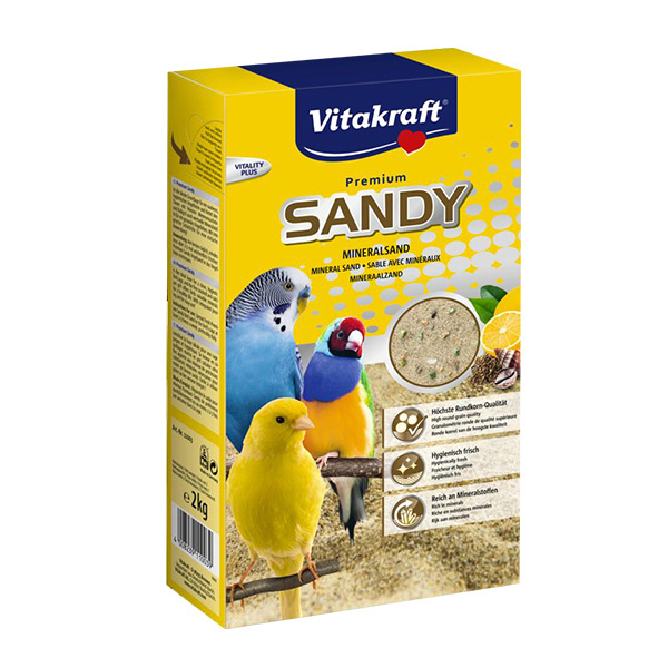 [450-11003] Vitakraft Sandy Yüksek Mineralli Kuş Kumu