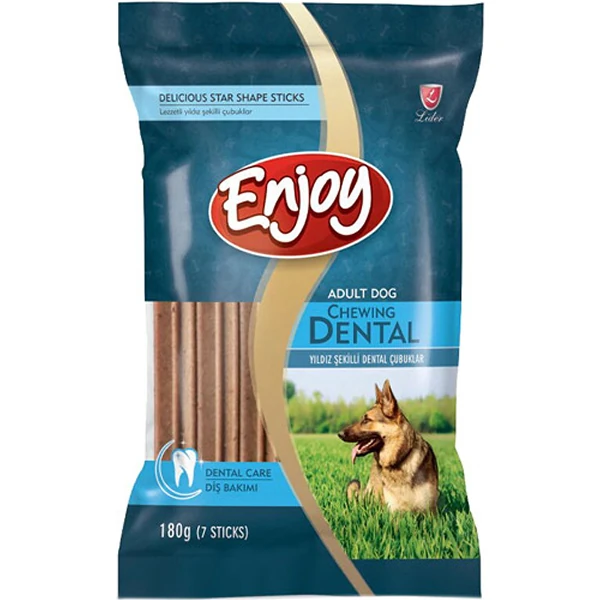 [ENT-004] Enjoy Sticks Yıldız Şekilli Dental Köpek Ödül Çubukları (1 Adet)
