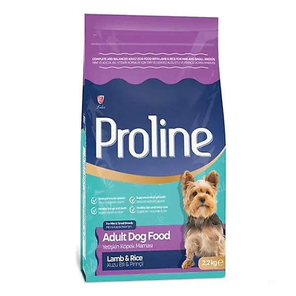 [PRO-165] Proline Mini ve Küçük Irk Kuzu Etli ve Pirinçli Yetişkin Köpek Maması