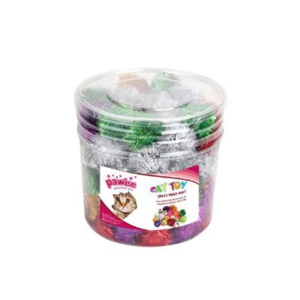 [679-28107] Pawise Parlak Top Hışırtılı Kedi Oyuncağı