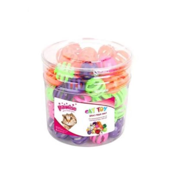 [679-28104] Pawise Sesli Top Plastik Kedi Oyuncağı
