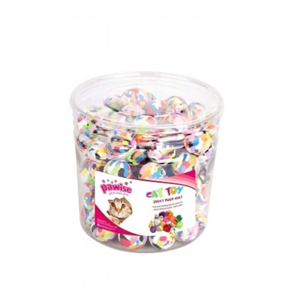 [679-28102] Pawise Mermer Desenli Sünger Top Kedi Oyuncağı