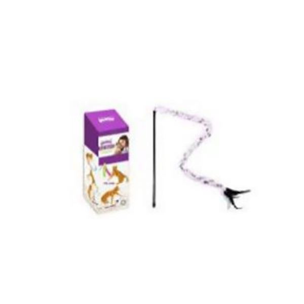 [679-28094] Pawise Tüy Kuyruk Peluş Kedi Oltası Oyuncağı