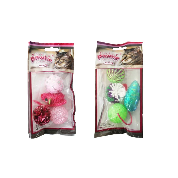 [679-28204] Pawise Çıngıraklı Kristal Top ve Peluş Kedi Oyuncağı Seti