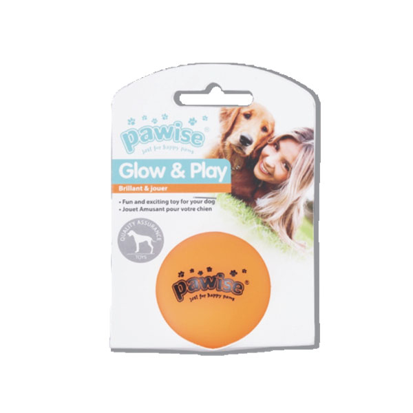 [679-14114] Pawise Vinyl Toy Luminous Ball Köpek Oyuncağı (Small)