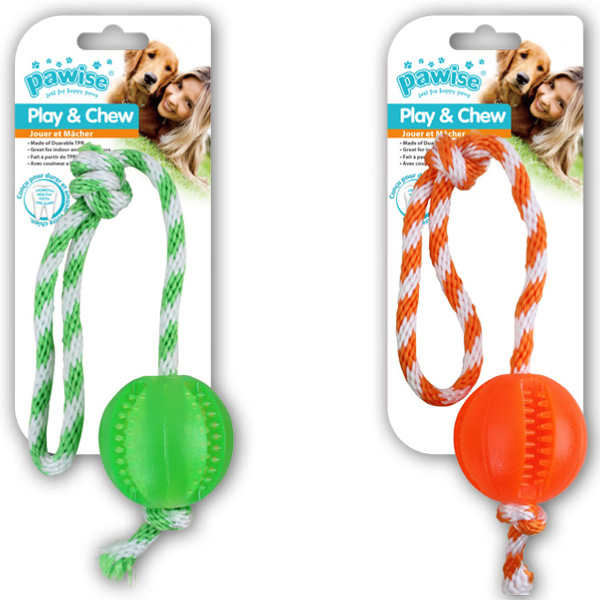 [679-14558] Pawise İpli Top Köpek Kemirme Oyuncağı