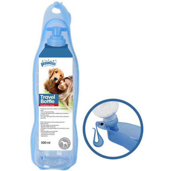 [679-11201] Pawise Kedi ve Köpekler için Seyahat Suluğu (500 Ml)