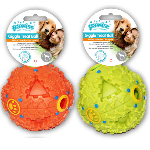 [679-14101] Pawise Sesli Mama Ödül Hazneli Köpek Topu Oyuncağı (7 Cm)