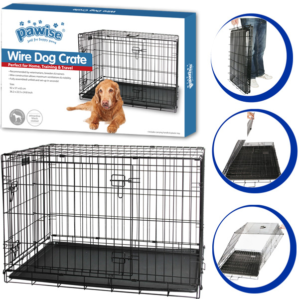 [679-12532] Pawise Metal Köpek Kafesi (78x48x55 Cm)