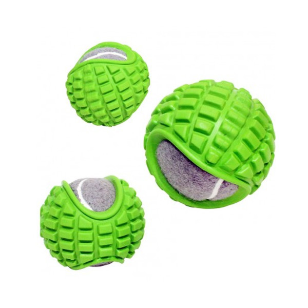 [679-14638] Pawise Termoplastik Kauçuk Kaplamalı Tenis Topu Köpek Oyuncağı (7.5 Cm)