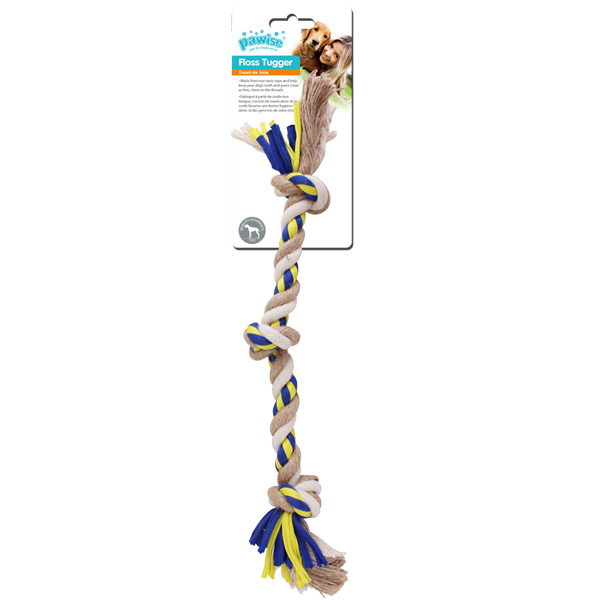 [679-14852] Pawise Floss Tugger İp Köpek Oyuncağı (3 Düğümlü)